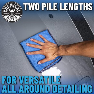 Chemical Guys Professional Grade Premium Microfiber Towels for Cars, Blue, 16" x 16", Ultra-Soft and Scratch-Free Car Detailing Cloths for Trucks, Motorcycles, and More - 3 Pack - Image 9