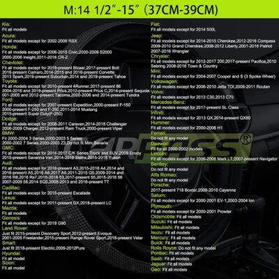 Car Pass Purple Butterfly Steering Wheel Covers, 14.5" to 15.5" Car Wheel Cover Universal Fit for Suvs, Small Trucks, Sedans, Cars for Cute Women Girly (Black and Purple) - Image 7