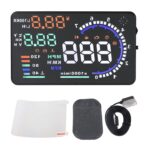 5.5inch Car HUD Car, Auto Windshield Screen Speed Display, OBD 2 EU OBD Compatible, with Driving Mileage Measurement for Cars - Image 5