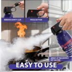 ABC Fire Extinguisher for Home & Vehicle - Portable Dry Chemical Fire Extinguisher | Grease & Electrical Fire Extinguisher for Kitchen, Car, Easy for All Ages to Use (2-Pack, 1.32lb Each) - Image 7