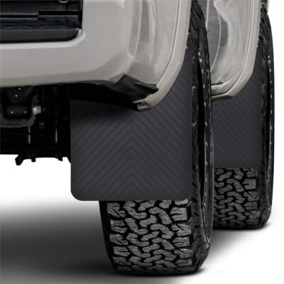 2pcs/Set Universal Heavy Duty Rubber Mud Flaps Car Pickup SUV Vans minivans Light Trucks RVs SUVs Semi-Truck Motor Home 4x4 4WD Off-Road Splash Guards Mudflaps Mudguards Dirty Traps 15”x12” - Image 6