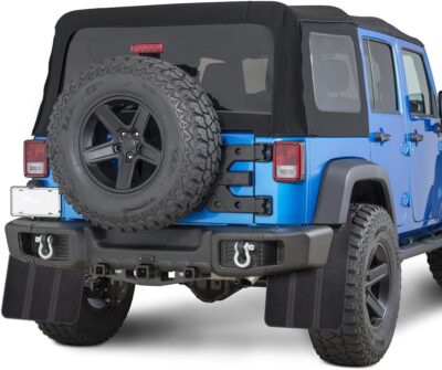 2pcs/Set Universal Heavy Duty Rubber Mud Flaps Car Pickup SUV Vans minivans Light Trucks RVs SUVs Semi-Truck Motor Home 4x4 4WD Off-Road Splash Guards Mudflaps Mudguards Dirty Traps 15”x12” - Image 9