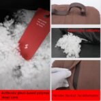 2pcs Car Neck Pillow for headrests,Support Drive Seats Head Cushion Pillows,Superfiber Suede,Plant-Based Polyester,Thickness & Height Adjustable,11.8x7.5,Inner Liner fillable(Off-White) - Image 6