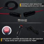 Car Underglow Lights, Yielinth Exterior LED Strip Lights with App and RF Remote Control,16 Million Colors Underglow Kit for Car - Image 8