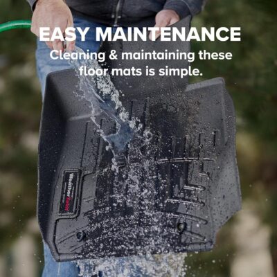 WeatherTech Custom Fit FloorLiners for Ford Explorer, Explorer ST, Explorer Hybrid - Full Set (4417161-441575-2-5), Black - Image 7