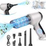 Car Vacuum Cleaner, 15000Pa Handheld Cordless Rechargeable Wet & Dry Vacuum, 120W High Power for Car, Pet, Home, Office Cleaning, Washable HEPA Filter, Multi-Nozzles