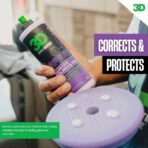 3D Speed All-In-One Polish & Wax – Scratch & Swirl Remover, Clear Coat Safe Paint Sealant – High Gloss Finish, Easy Application – 8oz – Made in USA - Image 2