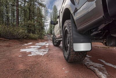 Husky Liners Universal Muddog Mud Flaps | Rubber Front Mud Flaps - 12" w/Weight - Black | 55001 - Image 7