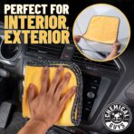 Chemical Guys Large Microfiber Drying Towel for Cars Trucks SUVs RVs and Motorcycles, Large 36 x 25 Inch Yellow Absorbent Exterior Drying Towel - Image 2