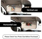 4 Pcs Car Picture Holder Clip Visor Frame Acrylic Magnetic Photo Frames Clear for Cars Sunvisor Display Fit Family Pet Road Trip Memories - Image 7