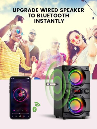 Aux Bluetooth 5.4 Adapter, Wireless Audio Receiver for Car Home Stereo Speaker, Music Streaming, Handsfree Calls, 6 Hours Playback, 1 Piece - Image 3