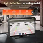 11.3" Wireless Carplay Screen for Car with N-etflix/YouTube/TikTok, Upgraded A-pple CarPlay & Android Auto Screen,Portable AI Magic Box with Backup Camera/Navigation/Voice Control,for All Vehicles - Image 6