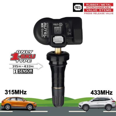 Autel TPMS Sensors - Programmable MX Sensors, 315MHz/433MHz, Universal (20 pcs, Rubber Valves), Programmed by TPMS Tool TS408/TS508/WF/TS900/ITS600/PRO/MS906PRO-TS - Image 3