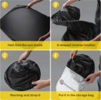 Car Sun Shade for 2010-2025 2026 Toyota 4Runner Windshield Sun Shade, Sun Visor Windshield Screen Cover for 4-Runner Front Window Sunshade Foldable Auto Interior Accessories UV Block to Keep Cool - Image 6