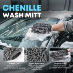 Car Cleaning kit, Car Interior Detailing kit with 10000pa Car Vacuum Cleaner, Detailing Brush Set, Wheel Brush, Windshield Cleaner Tool, Complete Auto Accessories for Men, Women - Image 9