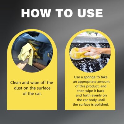 Titanium Ceramic Wax Cream for Cars,Advanced Car Coating & Polishing Wax,Strong Protection & Long-Lasting Shine,Waterless Ceramic Spray Wax,Safe for All Paint,Includes Microfiber Sponge (1 PCS) - Image 5