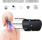 Car Neck Pillow Memory Foam Automotive Seat Cushions of Headrests for Relieving Neck Stiffness Seat Neck Support Pillow, Fits All Vehicles, 2 Pieces, Black - Image 6