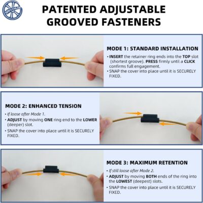 Gloss Silver 16-inch Universal Wheel Covers Hubcaps for Rims - Set of 4 | Snap-on Design Fits Sedans, SUV, Truck, Van 2000-2026 | Steel Wheels Only | 90 Sec Install No Tools - Image 5