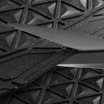 CAR PASS Bling Diamond Car Mats Rubber Floor Mats Full Set Anti-Slip 3D Rhombus Waterproof Trim to Fit Liner Universal Glitter Crystal Sparkly Shining Rhinestone Girl Women SUV Sedan Van, Black Red - Image 7