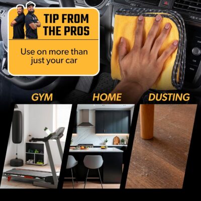 Chemical Guys Professional Grade Premium Microfiber Towels for Cars, Gold, 16" x 16", Ultra-Soft and Scratch-Free Car Detailing Cloths for Trucks, Motorcycles, and More - 24 Pack - Image 4