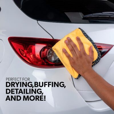 Chemical Guys Professional Grade Premium Microfiber Towels for Cars, Gold, 16" x 16", Ultra-Soft and Scratch-Free Car Detailing Cloths for Trucks, Motorcycles, and More - 24 Pack - Image 6