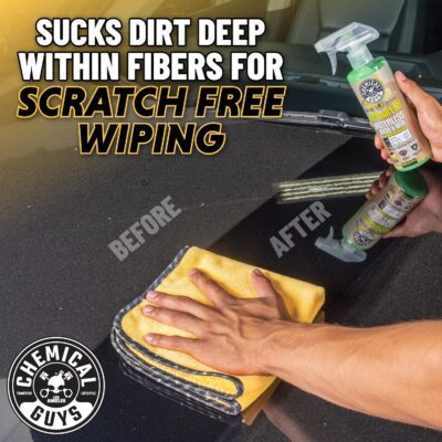 Chemical Guys Professional Grade Premium Microfiber Towels for Cars, Gold, 16" x 16", Ultra-Soft and Scratch-Free Car Detailing Cloths for Trucks, Motorcycles, and More - 24 Pack - Image 11