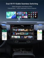 Magic AI Box Wireless CarPlay & Android Auto Adapter, Car Video Box for OEM Wired CP/AA, Dual WiFi & Bluetooth IoT Hub, Supports for Netflix/YouTube/TikTok/TF Card, DriveChat AI Voice - Image 4