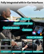 OTTOCAST Mini Pico Wireless CarPlay & Android Auto Adapter – WiFi 6 + Bluetooth 5.4, Plug & Play, Fast Auto-Reconnect, Ultra-Compact Design, Works with Factory Wired CarPlay Cars - Image 7