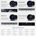 OBD2 Gauge Display Head Up Display for Car HUD Head Up Speedometer Display, GPS+OBD Dual Smart System Digital Gauge Cluster, OBD2 for Water TEM, Volt, Mileage, Overspeed, RMP - Image 5