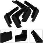 BETOOKY Car Mudflaps Splash Guards Set 4pcs Soft Rubber Mud Flaps for 2021 Golf Vehicle Sediment Protection Front and Rear Mudguards - Image 8