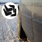 BETOOKY Car Mudflaps Splash Guards Set 4pcs Soft Rubber Mud Flaps for 2021 Golf Vehicle Sediment Protection Front and Rear Mudguards - Image 9