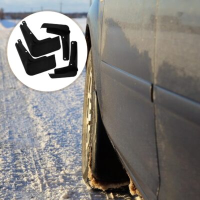 BETOOKY Car Mudflaps Splash Guards Set 4pcs Soft Rubber Mud Flaps for 2021 Golf Vehicle Sediment Protection Front and Rear Mudguards - Image 9