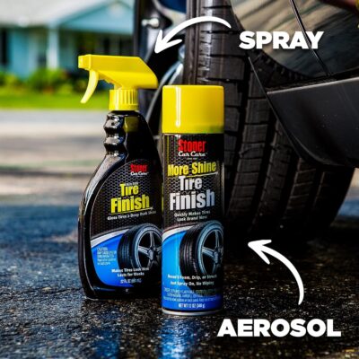 Stoner Car Care 91094-6PK More Shine Tire Finish – Tire Shine Spray Restores Deep Matte Black Finish with Long-Lasting Rain-Resistant Protection, Dry-to-Touch – 12 oz (Pack of 6) - Image 7