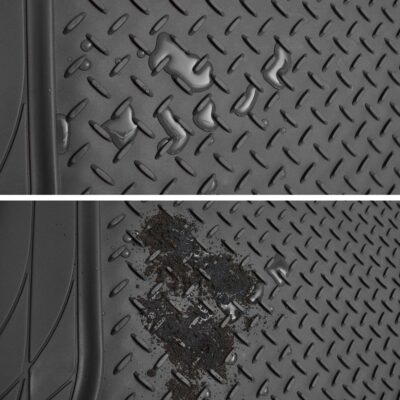 West Coast Auto Heavy Duty Rubber Trunk Cargo Liner Floor Mat, All Weather Trunk Protection, Trimable Rubber Protection to Fit for Car, SUV, Van, Trucks (Large, Black) - Image 3