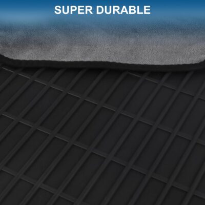 Car Rubber Floor Mat Custom Fit for Toyota Corolla Sedan 2020-2026 Automatic Transmission Full Black Auto Liner Mats All Weather Heavy Duty Odorless No im Hatchback Model - Image 3