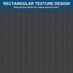 Car Rubber Floor Mat Custom Fit for Toyota Corolla Sedan 2020-2026 Automatic Transmission Full Black Auto Liner Mats All Weather Heavy Duty Odorless No im Hatchback Model - Image 7