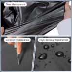 Waterproof SUV Car Cover Custom Fit for 2017-2025 Kia NIRO, All Weather Outdoor SUV Car Covers with Zipper Door, Windproof Bands Cover,Reflective Strip for Snow Rain Dust Cover,Sun UV Protection - Image 3