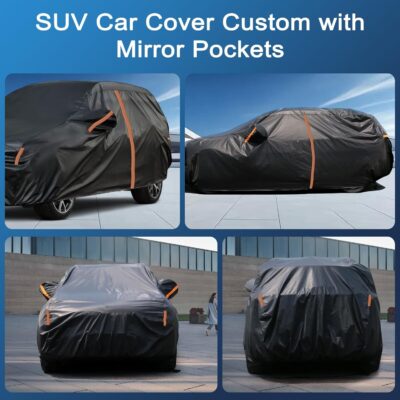 Car Cover for Lexus TX 350 550h 550h+ 2023 2024 2025 (TX350 TX550h TX550h+), SUV Full Car Cover Waterproof All Weather for Automobiles, Outdoor Sun Rain UV Snow Dust Protection Custom Fit - Image 3