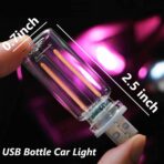 4PCS Dimmable USB Touch Control Led Night Lights, Glass Plug in USB Light Bulbs, Cute Interior Car Lights, Retro Led Ambient Lighting, Small Mood Lamp for Bedroom, Hallway, Nursery, Camping - Image 2