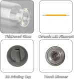 4PCS Dimmable USB Touch Control Led Night Lights, Glass Plug in USB Light Bulbs, Cute Interior Car Lights, Retro Led Ambient Lighting, Small Mood Lamp for Bedroom, Hallway, Nursery, Camping - Image 4