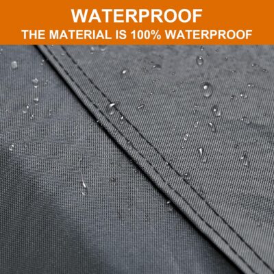 kayme 7 Layers Car Cover Custom Fit for Honda Accord Sedan/Coupe (2001-2025) Waterproof All Weather for Automobiles, Outdoor Full Cover Rain Sun UV Protection with Zipper Cotton/Black - Image 2