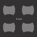 4PCS Carbon Fiber Car Door Handle Protectors, Universal Anti-Scratch Guard Stickers Fit Most Cars - Image 7