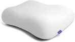 C CUSHION LAB Deep Sleep Pillow, Patented Ergonomic Contour Design for Side & Back Sleepers, Orthopedic Cervical Shape Gently Cradles Head & Provides Neck Support & Shoulder Pain Relief - Calm Grey