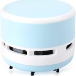 FineInno Mini Crumb Vacuum Cleaner Portable Desktop Sweeper Handheld Cordless Multifunction Cleaning for Home,Office,Cars,Pet Hairs (Green)