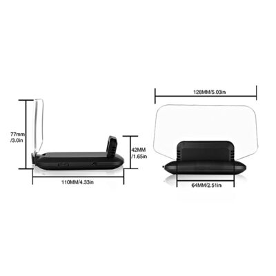 Car HUD, Head Up Display, OBD2 Gauge Display, C1 OBD2 and GPS LED OBD Car HUD Head up Display Speedometer Projector System Diagnostic Tool - Image 9