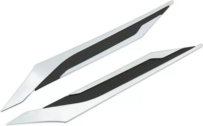 Car Accessories Fit For Toyota RAV4 2019 2020 2021 2022 2023 2024 2025 Front Head Light Lamp Eyelids Garnish Side Fender Cover Trim Chrome ABS 2 PCS - Image 7