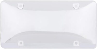 BLVD-LPF OBEY YOUR LUXURY Car License Plates Shield and Chrome Frame Combo 2 Pack Clear Bubble Design Novelty Plate Covers to Fit Any Standard US Plates, Unbreakable Frame 4 Holes Design - Image 3