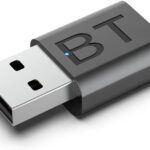 USB Bluetooth Car Kit,Mini 2-in-1 5.4 Bluetooth Receiver Adapter for Car Music/Stereo Audio,Plug-and-Play,(Aux in) with 3.5mm Cable (Receiver)