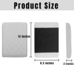 soputry Leather Car Armrest Box Pad, 2023 New Car Center Console Cover Pad Leather Auto Armrest Cover, Universal Arm Rest Cushion Pads for SUV/Truck/Vehicle (Grey, Wave Pattern) - Image 3