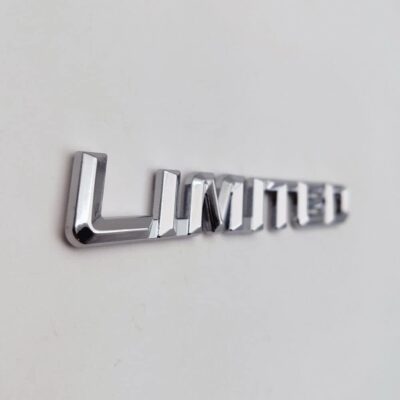 Chrome Metal Limited Edition Luxury Sport Car Emblem Badge Trunk Decal Sticker (1PC) - Image 3